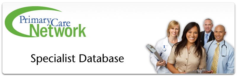 Primary Care Network: Specialist Database